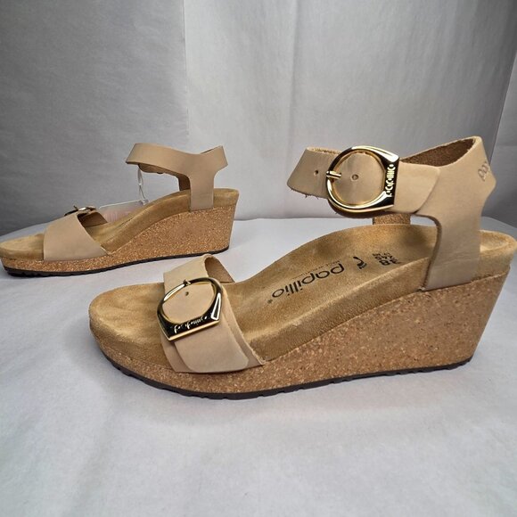 Birkenstock Shoes - NWT Birkenstock Women's Papillio Soley Sandcastle Wedge Sandals